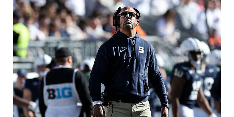 Penn State football coach James Franklin slapped with 'fire Franklin' chants after Ohio State loss