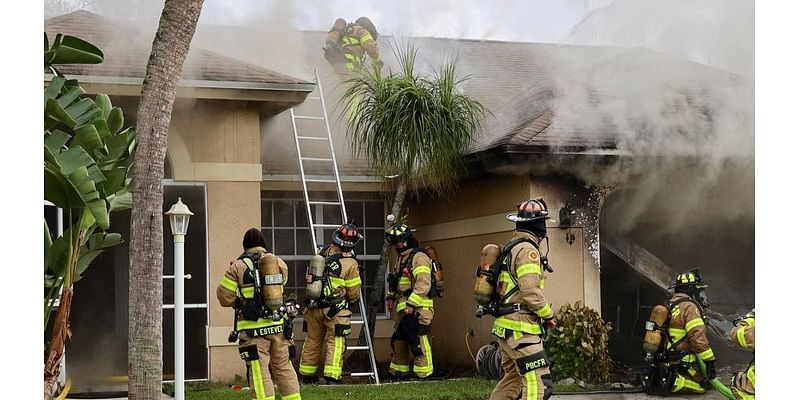 Week in Images: Wellington house fire, $4.3M in cocaine seized, Hazardous material crash