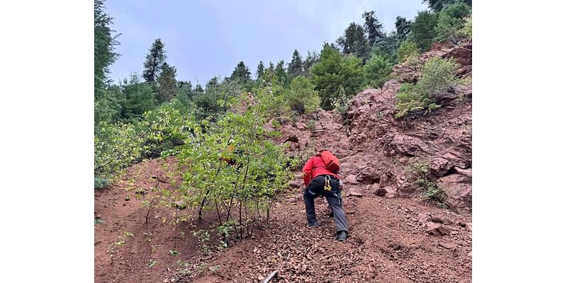 Boys rescued near Balanced Rock at Palmer Lake Reservoir