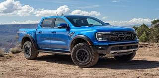 The 2024 Ford Ranger SuperCrew 4x4 Raptor midsize pickup truck