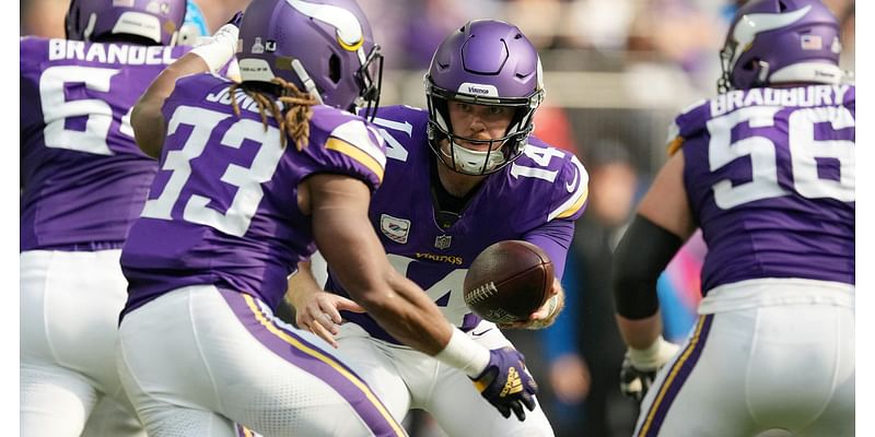 Vikings film review: Rushing attack searching for big plays, touchdowns to help Sam Darnold