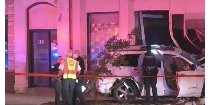 Shooting in Chicago's West Loop ends with crash into building in Pilsen