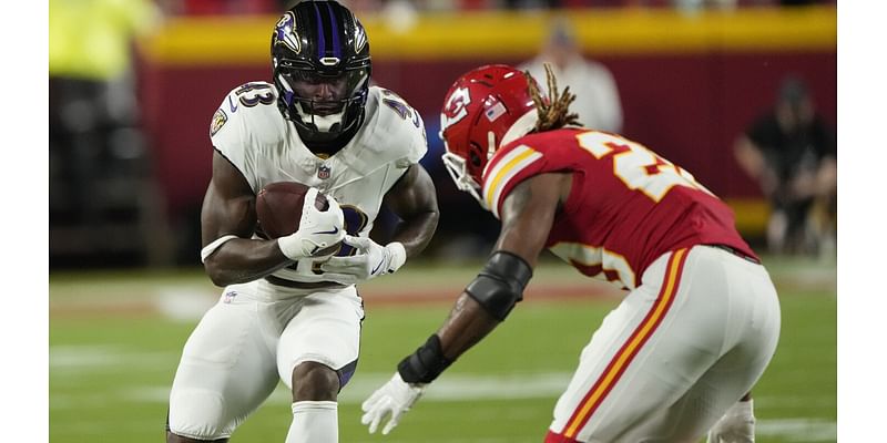 Ravens sign running back Justice Hill to a 2-year, $6 million extension