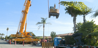 What's that crane doing in Shell Beach? A homeowner's 40-foot erosion solution