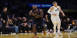 LeBron scores 39,000th point, Lakers complete sweep of tourney group play with 131-99 win over Utah