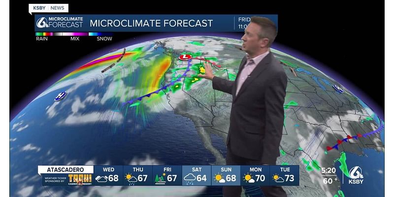 The weather stays cool with more systems set to move thru the region