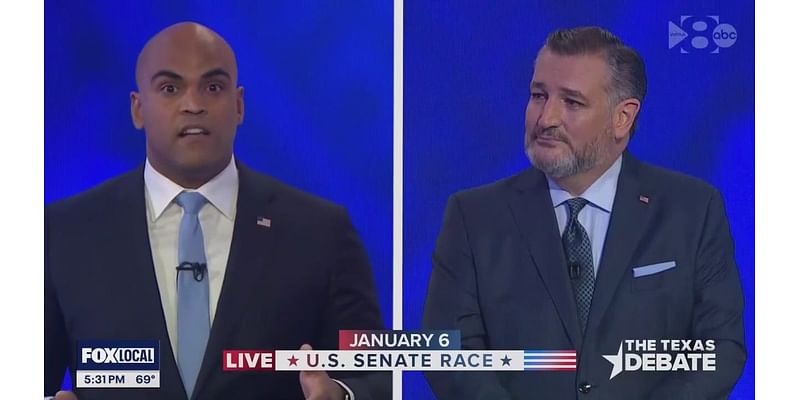 Cruz, Allred clash on debate stage over inflation, transgender rights, democracy