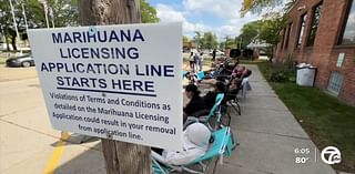 Camping for Cannabis: Line of people wait for weeks in Redford hoping for a marijuana license