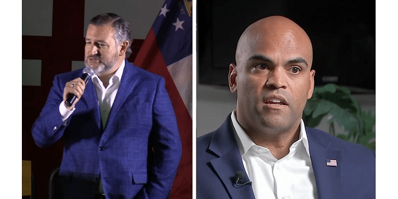 Incumbent Cruz leads challenger Colin Allred in fight for Texas seat in US Senate