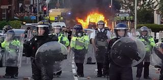 Boy, 14, caught up in Southport riots was told off so sternly by his parents that police and prosecutors chose not to charge him