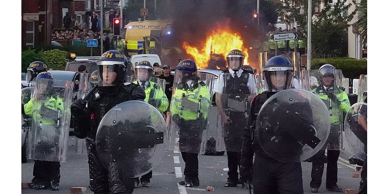 Boy, 14, caught up in Southport riots was told off so sternly by his parents that police and prosecutors chose not to charge him