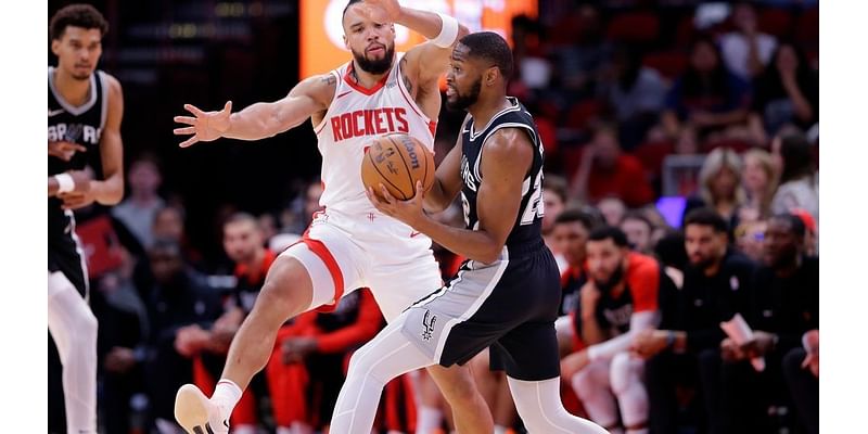 Spurs suffer tough loss to Rockets, falling 100