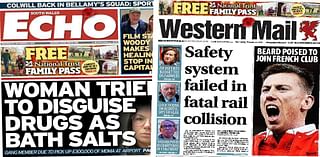 Wales' papers: Train safety system failure and gutter fall shock