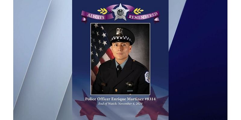 Memorial mass to honor fallen CPD Officer Enrique Martinez scheduled for Sunday morning at Mount Greenwood church