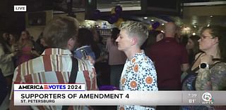 'YES ON 4': Floridians Protecting Freedom Amendment 4 campaign is gathered in St. Petersburg