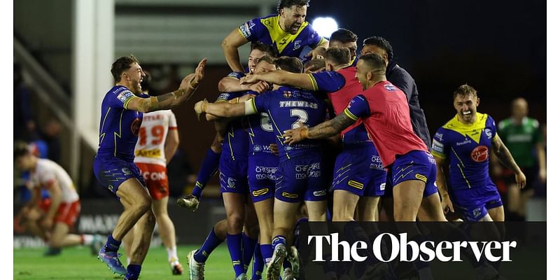 George Williams’ golden drop goal takes Warrington past St Helens