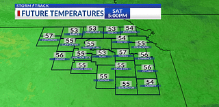 Cloud cover increases tonight, remaining cool tomorrow