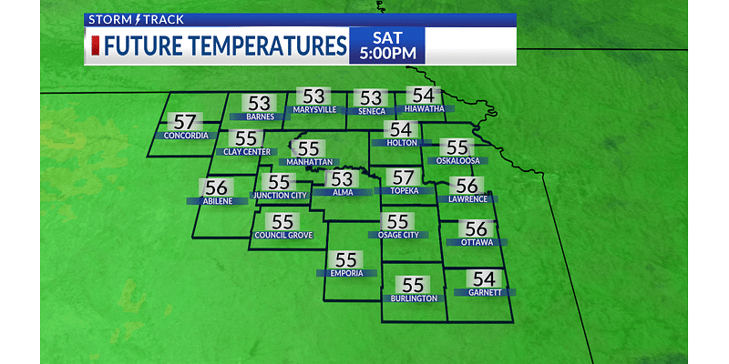 Cloud cover increases tonight, remaining cool tomorrow