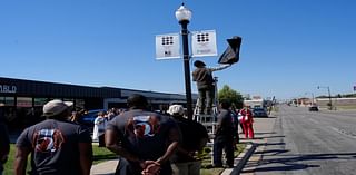 OKC East End Historical District banner unveiling