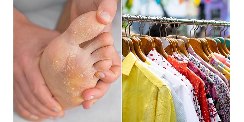 Urgent warning to vintage shoppers as scientist reveals second-hand clothes are 'swimming in germs' - including bugs that cause diarrhoea, athlete's foot, and ringworm