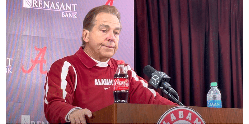 Everything Nick Saban said on Wednesday of Auburn game week