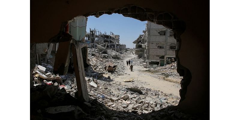 After a year of war, Gazans wonder how to deal with tonnes of rubble