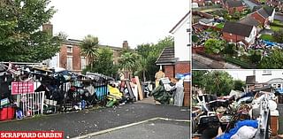 Our neighbour has turned his front garden into a 24-hour scrapyard