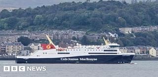 Delayed Glen Sannox ferry sets sail for crucial sea trials