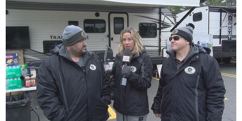 Camp Out Hunger: Radio hosts rough it to collect food for the hungry.