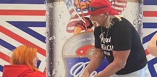 WWE Hall of Famer Hulk Hogan makes several stops in Omaha to promote new beer