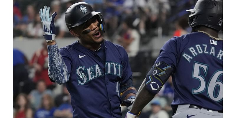 Rodríguez has leadoff HR, tiebreaking single as wild card-chasing Mariners beat Rangers 8-4