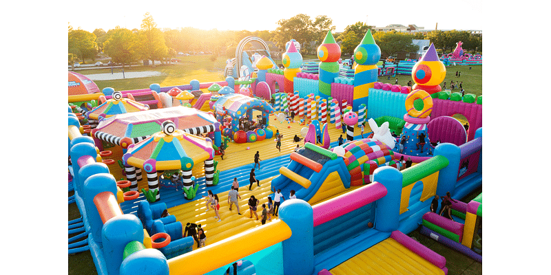 The world’s largest bounce house, Big Bounce America, comes to Charleston this weekend