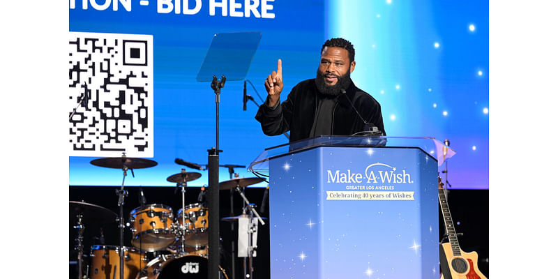 Actor Anthony Anderson Will Host Red Carpet Make-A-Wish Masquerade Gala in L.A. Saturday