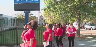 CTU stages walk-in at schools to push for more federal funds