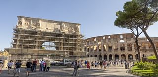 Tourists turn on the Eternal City: Rome's Trevi fountain is emptied and fences go up around the Colosseum as 'building site' city is branded a 'mess' amid chaotic face-lift for 2025 festival