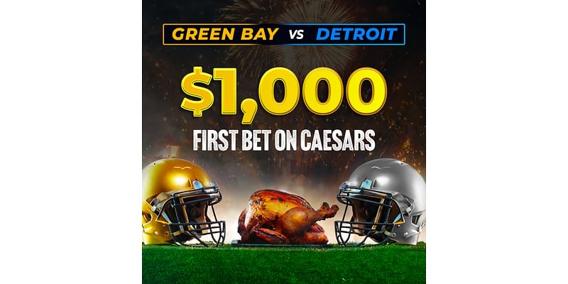 Caesars Sportsbook turkey promo: SLMLIVE1000 gets you $1,000