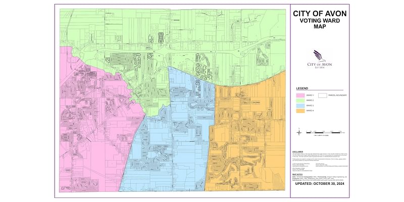 City of Avon to have new ward lines effective Nov. 15