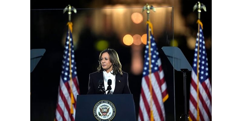 Kamala Harris says Donald Trump’s lust for power won’t prevail