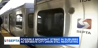 Suburban SEPTA strike looms: Unions still negotiating to keep Philadelphia public transit running