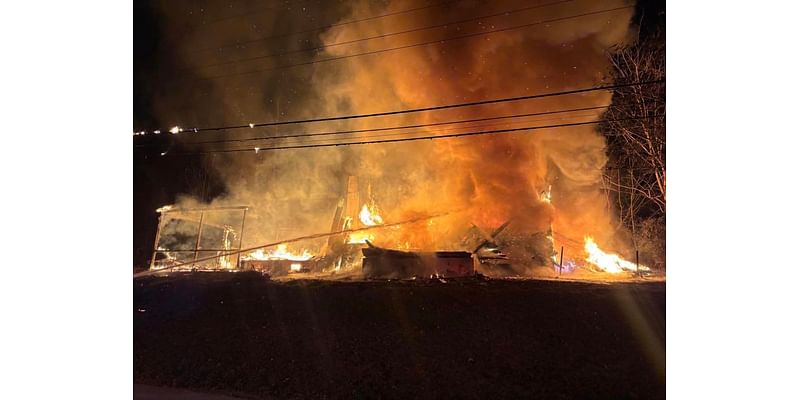 Roof collapses on Mount Vernon home during structure fire