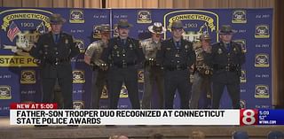 Connecticut State Police honor father, son for drug dealer’s arrest