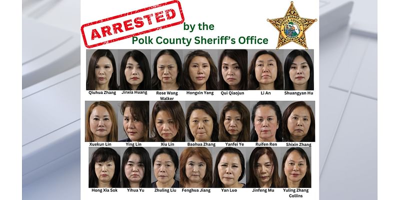 Nearly two dozen massage therapists arrested in undercover sex operation: Sheriff Grady Judd