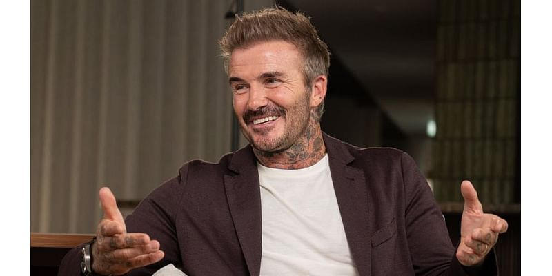 David Beckham picks his dream 5-a-side team... and there is only room for ONE Man United legend