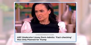 Fact Check: No, Linsey Davis Didn't Say Debate Fact-Checking Was Planned Only for Trump, Not Harris