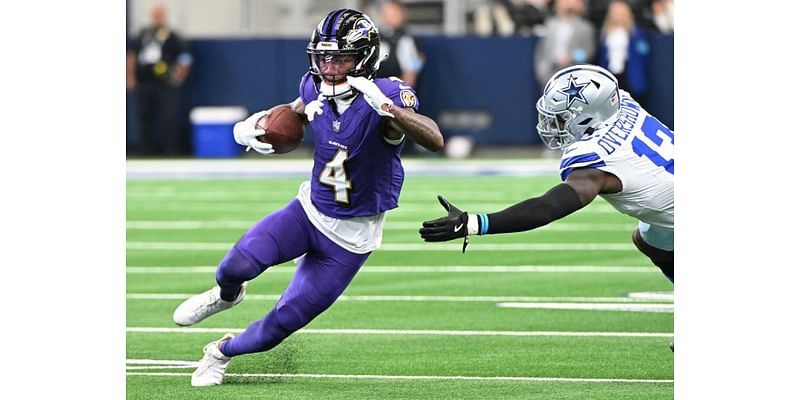 NFL: Baltimore Ravens defeat Dallas Cowboys