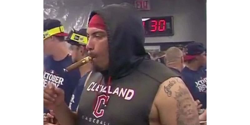 The Guardians Champagne Celebration Confirmed That Josh Naylor Is An Absolute Fucking UNIT