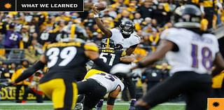 What we learned in NFL Week 11: Bills get gutsy, Steelers make a statement