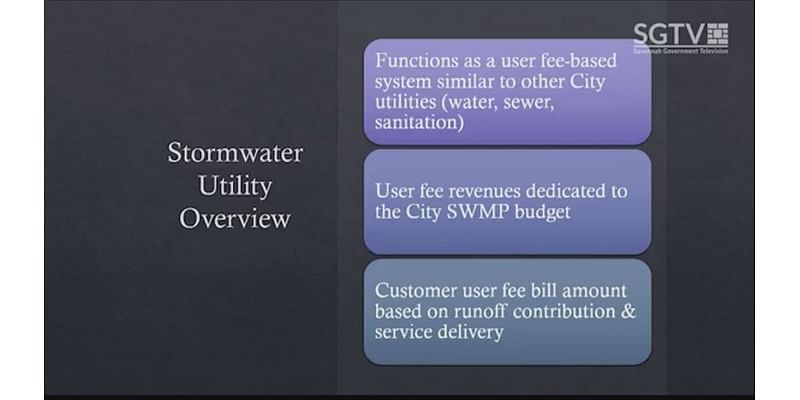 City council discusses possible stormwater utility bill