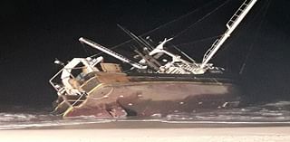 Salvage Begins On Sunken Fishing Boat In Point Pleasant Beach