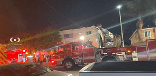 2 hospitalized, including child, after fire rips through Van Nuys apartment building